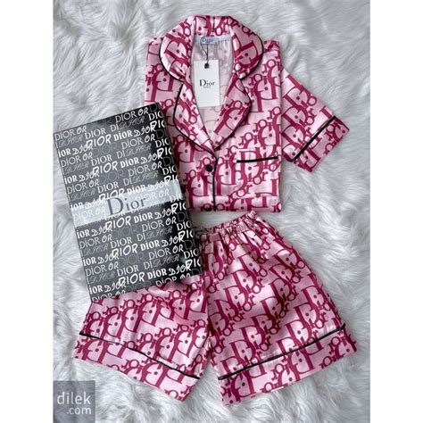 miss dior 3 pc pajamas|Dior ladies loungewear.